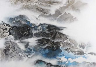"Liberate" (放懷) Oil and Acrylic on Canvas, 100cm x 90cm by artist Calvin Teng. See his portfolio by visiting www.ArtsyShark.com