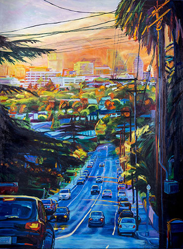 “Towards the Light” Oil on Canvas, 48” x 36”by artist Bonnie Lambert. See her portfolio by visiting www.ArtsyShark.com 