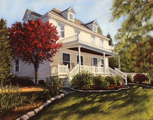 Commissioned home portrait by Lisa Cunningham.