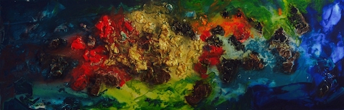 Artwork by MarianneB van de Haar. See her painting included in the photo article Energized Abstracts.