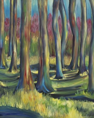 "New Light" Oil on Canvas, 24" x 30" by artist Allison McGree. See her portfolio by visiting www.ArtsyShark.com