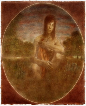 “Serene in Nature” Mixed Media/Oil Printing/Lithography Inks, 21.5” x 25.5” by artist Frantisek Stouhal. See his portfolio by visiting www.ArtsyShark.com