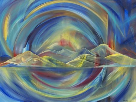 "The Mystic" Oil on Canvas, 48" x 36"by artist Allison McGree. See her portfolio by visiting www.ArtsyShark.com