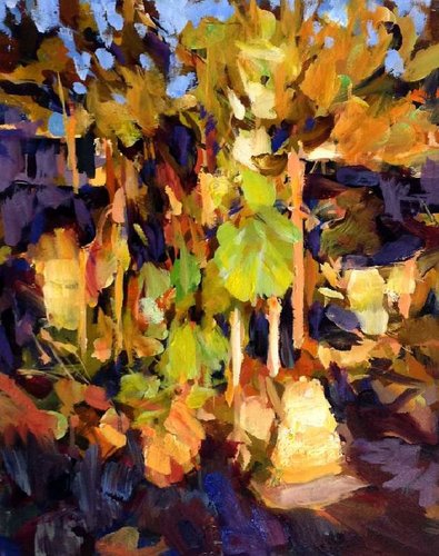 "East Wing Dawn" oil on canvas, 40" x 30" by artist Ted Blackall. See his artist feature at www.ArtsyShark.com