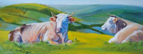 “Guardians of the Valley” (detail) Acrylic on Canvas, 30” x 20”by artist Mike Jory. See his portfolio by visiting www.ArtsyShark.com