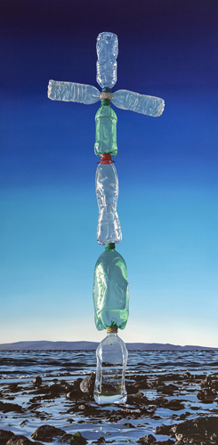 “Holy Water” Oil on Canvas, 36” x 72” by artist Karen Hackenberg. See her portfolio by visiting www.ArtsyShark.com