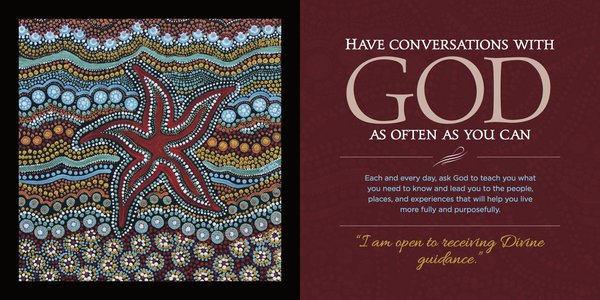 Have Conversations with God, art and text by Tina Klonaris-Robinson. Read her story at www.ArtsyShark.com