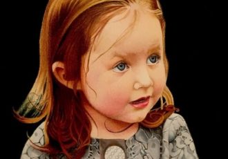 “Josie” Colored Pencil on Bristol Paper, 11” x 14” by artist David Hoque. See his portfolio by visiting www.ArtsyShark.com