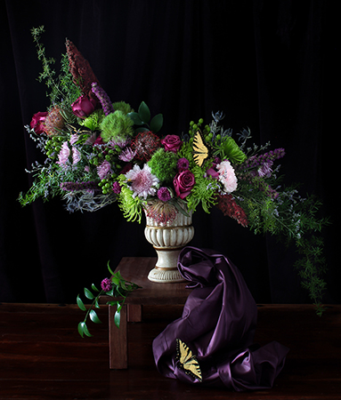 "Still Life with Flowers and Butterflies" Photography, Various Sizes by artist Yelena Strokin. See her portfolio by visiting www.ArtsyShark.com