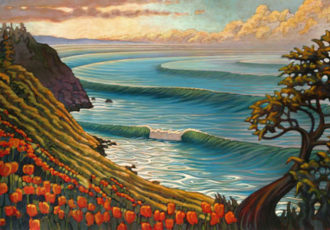 “California Spring” Acrylic on Canvas, 60" x 36" by artist Matt Beard. See his portfolio by visiting www.ArtsyShark.com