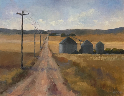 “Going Home” Oil, 14” x 11” by artist Beth Cole. See her portfolio by visiting www.ArtsyShark.com