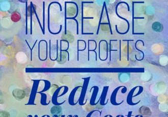 Increase Your Profit Margin by Reducing Your Costs. Read about it at www.ArtsyShark.com