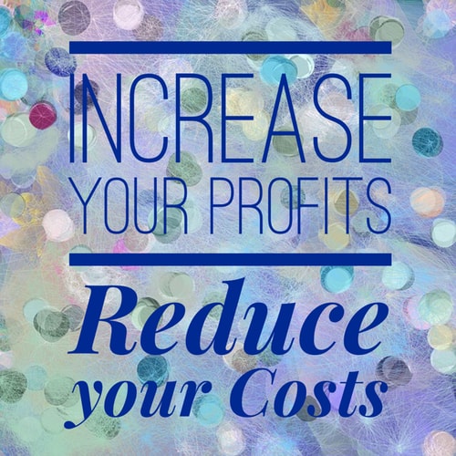 Increase Your Profit Margin by Reducing Your Costs. Read about it at www.ArtsyShark.com