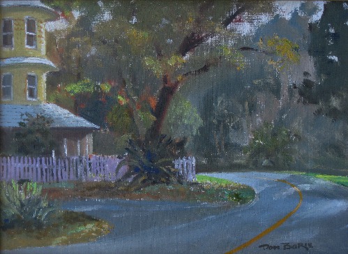“Micanopy Curve” Oil, 12” x 9” by artist Don Borie. See his portfolio by visiting www.ArtsyShark.com