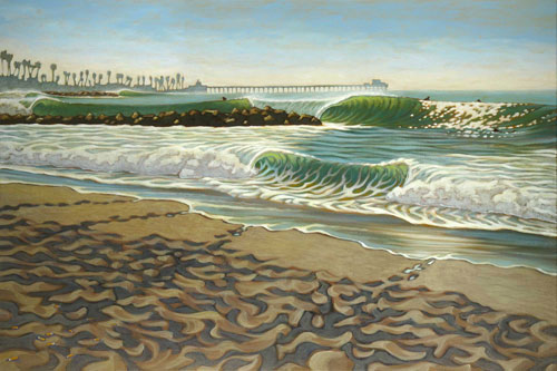 “October Groundswell” Acrylic on Canvas, 36" x 24"by artist Matt Beard. See his portfolio by visiting www.ArtsyShark.com 