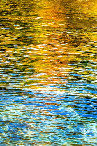 abstract impressionistic nature photography of water by Dennis Sabo