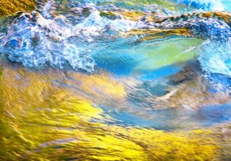 abstract impressionistic photography of water by Dennis Sabo