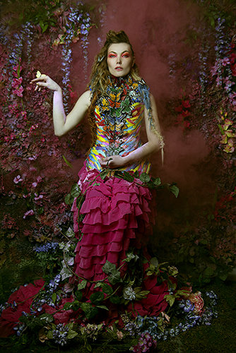 "Madame Papillon" Photography, Various Sizes by artist Daniela Majic. See her portfolio by visiting www.ArtsyShark.com