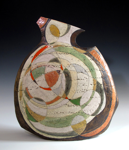 "Whirl Wind" Ceramic, 18" x 20" x 6"by artist Sheryl Zacharia. See her portfolio by visiting www.ArtsyShark.com 
