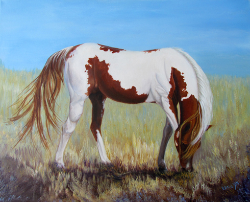 “Grace and Beauty” Acrylic, 30” x 24” by artist Victoria Mauldin. See her portfolio by visiting www.ArtsyShark.com