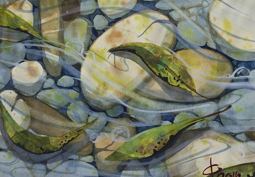 “Gentle Nature” Holbein Watercolour on Canson Paper, 28cm x 20cmby artist Caroline Deeble. See her portfolio by visiting www.ArtsyShark.com