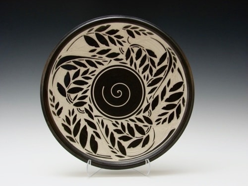 “A Garden” Porcelain, 11"w x 2"d by artist Linda Chapman. See her portfolio by visiting www.ArtsyShark.com
