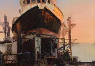“Golden Nugget” Oil on Panel, 20” x 20” by artist Donna Lee Nyzio. See her portfolio by visiting www.ArtsyShark.com