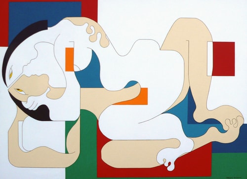 "Le Pied Connecte" by Hildegarde Handsaeme. See her portfolio by visiting www.ArtsyShark.com