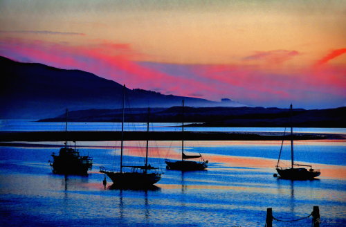 “Morro Bay, CA” Digital Photography, 24” x 36”by artist Mark Goodhew. See his portfolio by visiting www.ArtsyShark.com 