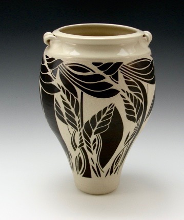 “Vase” Porcelain, 11”w x 7”hby artist Linda Chapman. See her portfolio by visiting www.ArtsyShark.com 