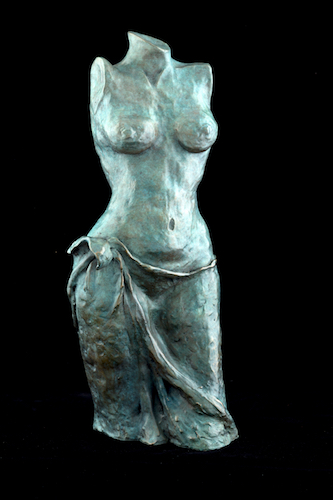 "Grace" Bronze, 7" x 26" x 6" by artist Darcy J. Sears. See her portfolio by visiting www.ArtsyShark.com