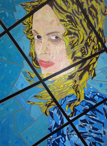 “Madonna-Ray Of Light” Acrylic on Canvas, 30” x 40” by artist Eddie Bruckner. See his portfolio by visiting www.ArtsyShark.com