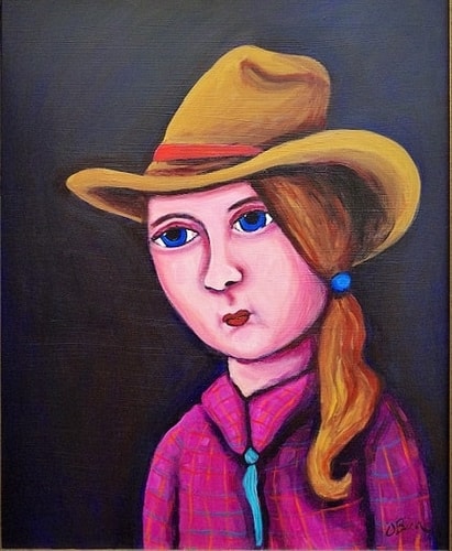 "Little Dove" Acrylic, 16" x 20" by artist Cheri O’Brien. See her portfolio by visiting www.ArtsyShark.com