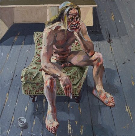 “Man with Hammer Toe” Oil on Canvas, 24” x 24” by artist Michael Costello. See his portfolio by visiting www.ArtsyShark.com