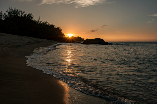 "Last Light, Kauai, Hawaii" by Teresa Wilson. See this artist’s portfolio by visiting www.ArtsyShark.com.