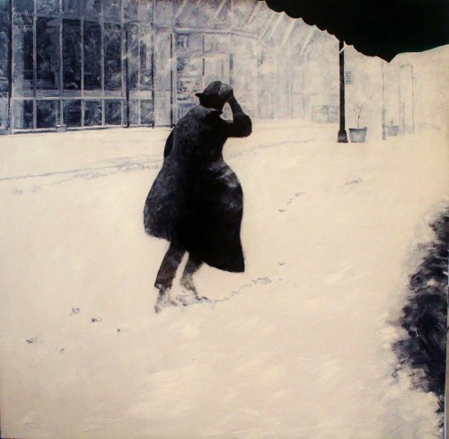 “Wool Mittens” Oil on Wood Panel, 48” x 48”by artist Ken Vrana. See his portfolio by visiting www.ArtsyShark.com 