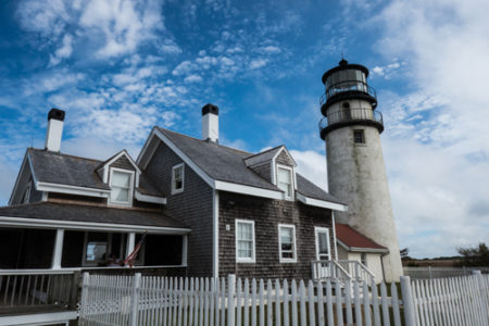 "Highland Lighthouse, Truro, Massachusetts" Photography, Various Sizes by artist Wayne Moran. See his portfolio by visiting www.ArtsyShark.com