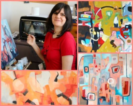 Abstract painter Jasmine Farrow finds that creating art "is all-consuming and a time where I feel most alive." Read her interview at www.ArtsyShark.com