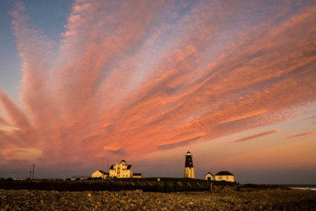 "Point Judith Lighthouse, Narragansett Bay, Rhode Island" Photography, Various Sizes by artist Wayne Moran. See his portfolio by visiting www.ArtsyShark.com
