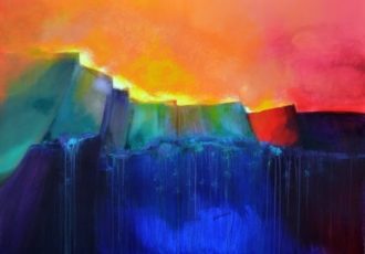 "La Promesse" Acrylic on Canvas, 48" x 36" by artist Ronald Story. See his portfolio by visiting www.ArtsyShark.com