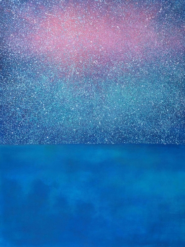 “Deeper # 11” Acrylic on Canvas, 36" x 48" by artist Ruth Sharton. See her portfolio by visiting www.ArtsyShark.com