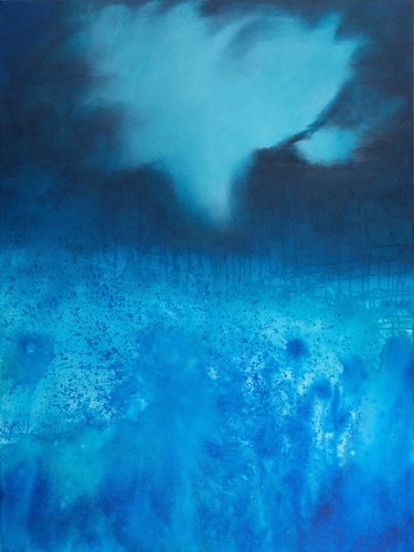 “Deeper # 12” Acrylic on Canvas, 36" x 48" by artist Ruth Sharton. See her portfolio by visiting www.ArtsyShark.com