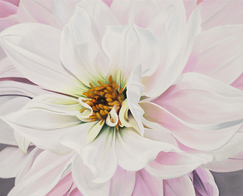 “Elegant Surrender” Oil, 30” x 24” by artist Amy Hillenbrand. See her portfolio by visiting www.ArtsyShark.com