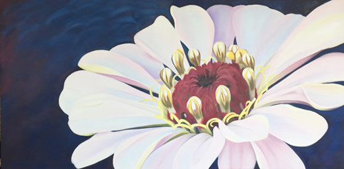 “Everyday Miracle” Oil, 48” x 24” by artist Amy Hillenbrand. See her portfolio by visiting www.ArtsyShark.com