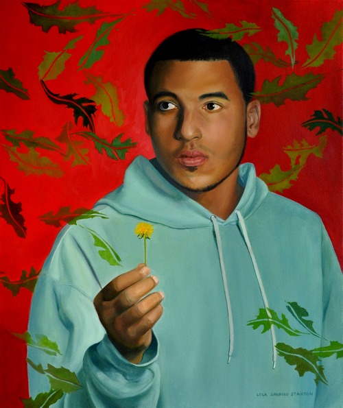 "Jeffrey" Oil on Canvas, 20" x 24" by artist Lola Stanton. See her portfolio by visiting www.ArtsyShark.com