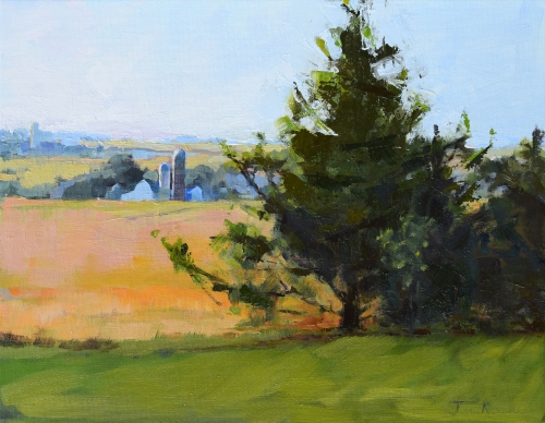 "Nearest Neighbors" Oil, 14" x 11" by Jessie Rasche. See her portfolio by visiting www.ArtsyShark.com