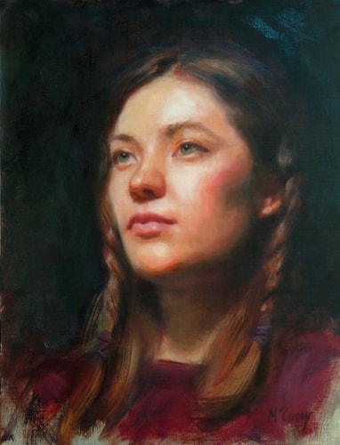 "Promise" Oil, 14" x 18" by artist Suellen McCrary. See her portfolio by visiting www.ArtsyShark.com