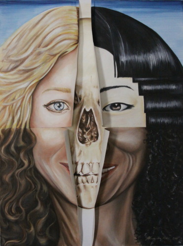 “LIKE YOU” Oil on Double Canvas, 23” x 32” by artist Alessandra Ricci. See her portfolio by visiting www.ArtsyShark.com