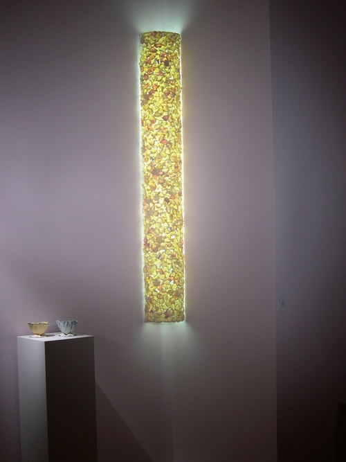 “Autumnal Glow” Porcelain, 4’ by artist Curtis Benzle. See his portfolio by visiting www.ArtsyShark.com