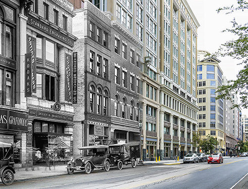 "G Street, Washington, D.C." Photography, 42" x 30" by artist Mark Hersch. See his portfolio by visiting www.ArtsyShark.com